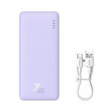 УМБ Baseus Airpow 20000mAh QC+PD 20W PD 1USB 1Type-C 3A Purple (P10022804513-00)