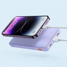 УМБ Baseus Airpow 20000mAh QC+PD 20W PD 1USB 1Type-C 3A Purple (P10022804513-00)