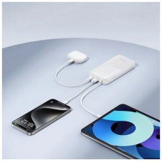 УМБ Baseus Bipow 2 20000mAh QC+PD 20W 1USB 1Type-C 2.4A White (P10077101213-01)