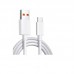 Кабель Dengos USB-Type-C 1m White (PLS-TC-6A-WHITE)