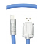 Кабель Dengos USB-Type-C 1m Blue (PLS-TC-NS-BLUE)