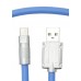 Кабель Dengos USB-Type-C 1m Blue (PLS-TC-NS-BLUE)