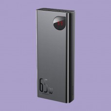 УМБ Baseus Adaman Metal Digital Display QC 65W 20000mAh 2USB 1Type-C 3A Blue (PPIMDA-D03)