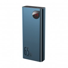 УМБ Baseus Adaman Metal Digital Display QC 65W 20000mAh 2USB 1Type-C 3A Blue (PPIMDA-D03)