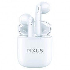 Наушники гарнитура вкладыши Bluetooth 5.3 Pixus Band White