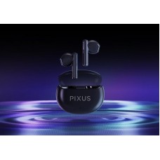 Наушники гарнитура вкладыши Bluetooth 5.3 Pixus Space Black