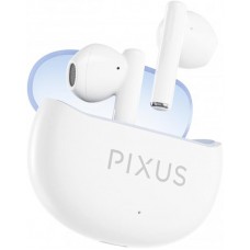 Наушники гарнитура вкладыши Bluetooth 5.3 Pixus Space White
