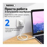 Кабель Remax Marlik Series PD 65W Type-C-Type-C 1m White (RC-191)