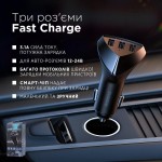 Автомобильное зарядное устройство Remax Alien III Series 3USB 3.1A Black (RCC-322)