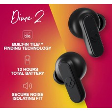 Наушники гарнитура вакуумные Bluetooth SkullCandy DIME 2 True Black (S2DBW-P740)