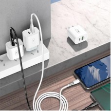 Сетевое зарядное устройство SkyDolphin SC20 PD+QC3.0 1USB 1Type-C 3A White (SDMZP-000121)