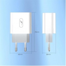 Сетевое зарядное устройство SkyDolphin SC20 PD+QC3.0 1USB 1Type-C 3A White (SDMZP-000121)