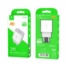 Сетевое зарядное устройство SkyDolphin SC18E PD2.0 1Type-С 3A White (SDMZP-000155)