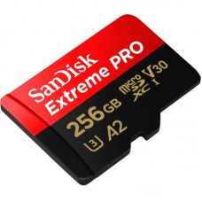 Карта памяти MicroSDXC 256GB UHS-I U3 R200/W140MB/s SanDisk Extreme Pro V30 + SD-адаптер (SDSQXCD-256G-GN6MA)