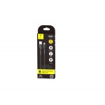 Кабель SkyDolphin S27L Spring Anti-Brake USB-Lightning (M/M) 1m Black (SDUSB-000609)