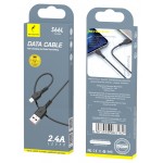 Кабель SkyDolphin S66L USB-Lightning (M/M) 1m Black (SDUSB-000648)