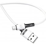 Кабель Usams US-SJ435 USB-MicroUSB 1m White (SJ435USB01)