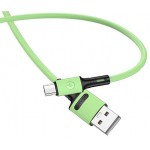 Кабель Usams US-SJ435 USB-MicroUSB 1m Green (SJ435USB02)