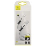 Кабель Usams US-SJ456 USB-Lightning 2m White (SJ456USB01)