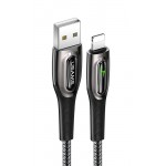 Кабель Usams US-SJ469 USB-Lightning 1.2m Black (SJ469USB01)