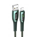 Кабель Usams US-SJ469 USB-Lightning 1.2m Dark Green (SJ469USB02)