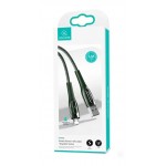 Кабель Usams US-SJ469 USB-Lightning 1.2m Dark Green (SJ469USB02)