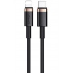 Кабель Usams US-SJ484 Type-C-Lightning 1.2m Black (SJ484USB01)