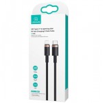 Кабель Usams US-SJ484 Type-C-Lightning 1.2m Black (SJ484USB01)