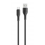 Кабель Usams US-SJ502 USB-MicroUSB 1m Black (SJ502USB01)