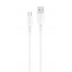 Кабель Usams US-SJ502 USB-MicroUSB 1m White (SJ502USB02)