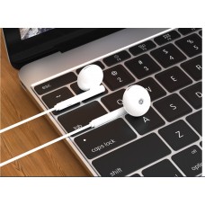 Наушники гарнитура вкладыши проводные Foneng T32 3D music White (T32-E-3DM)