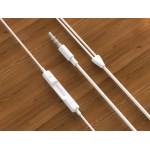 Наушники гарнитура вкладыши проводные Foneng T32 3D music White (T32-E-3DM)
