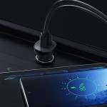 Автомобильное зарядное устройство Choetech 1Type-C 1USB 38W PD3.0 QC3.0 Black (TC0005)