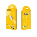 Адаптер Hoco UA10 USB-MicroUSB V 3.0 (F/M) Silver (UA10S)