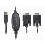 Кабель Viewcon USB-COM (M/M) 9+25pin 1.4m Black (VE591)