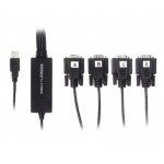 Кабель Viewcon USB-COM (M/M) (9+25pin) 1.4m Black (VE671)