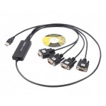 Кабель Viewcon USB-COM (M/M) (9+25pin) 1.4m Black (VE671)