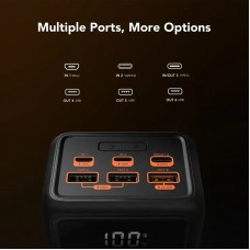УМБ VEGER Built-in LED Flash 56000mAh 202W 3.7V 3USB 3Type-C Black (VG-W5001C)