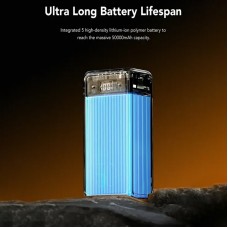 УМБ VEGER Built-in LED Flash 56000mAh 202W 3.7V 3USB 3Type-C Black (VG-W5001C)