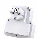 Сетевое зарядное устройство XO WL09 2 розетки 4000W 2USB 2.4A 12W White (WL09.white)