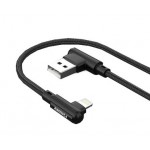 Кабель Foneng X70 90-degree Angle Gaming Cable 3A USB-Lightning 1m Black (X70-CA-DAG-IP)
