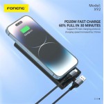 Кабель Foneng X92 4-in-1 60W USB-Lightning-Type-C 1 1m Black (X92-CA-FIO)
