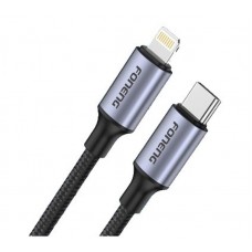 Кабель Foneng X95 Metal Head Braided Cable Type-C-Lightning PD 20W 1.2m Black (X95-CA-TCIP)