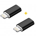 Адаптер XoKo AC-005 microUSB-Lightning Black 2шт (XK-AC005-BK2)