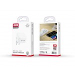 Сетевое зарядное устройство XO L102 2Type-C PD 35W 3A QC3.0 White (XO-L102i-WH) + кабель USB-Lightning