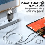 Сетевое зарядное устройство Promate BiPlug-QC3 18W 2USB 3A Black