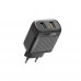 Сетевое зарядное устройство Promate BiPlug-QC3 18W 2USB 3A Black