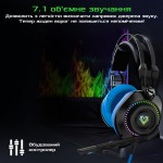 Наушники гарнитура накладные проводные Vertux Bogota Blue