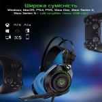 Наушники гарнитура накладные проводные Vertux Bogota Blue