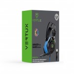 Наушники гарнитура накладные проводные Vertux Bogota Blue